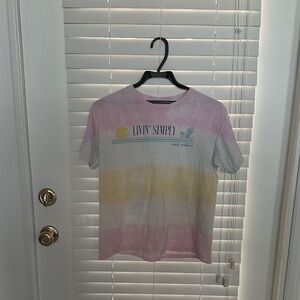 Simply Southern Pink and Yellow Short Sleeve Tee